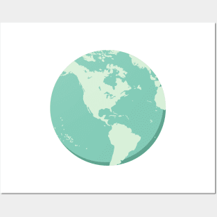 Cute Earth Day Globe Posters and Art